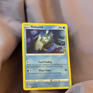 A Pokémon card a blue Pokémon card a cool Pokémon card